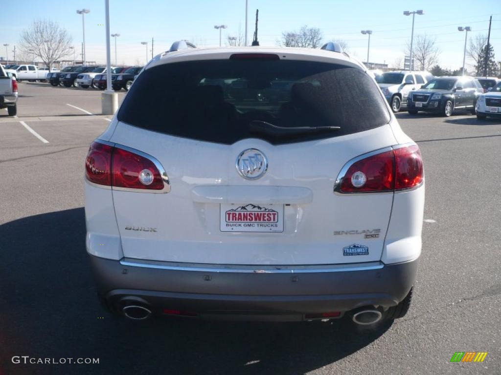 2011 Enclave CXL AWD - White Opal / Ebony/Ebony photo #4