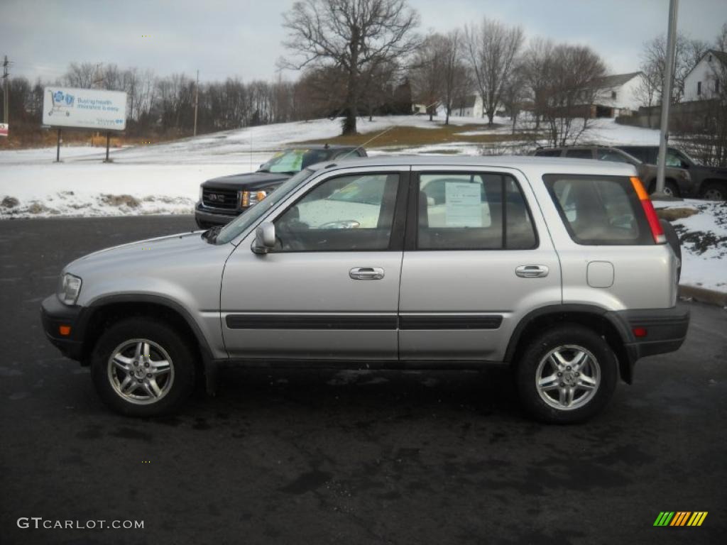 1999 CR-V EX 4WD - Sebring Silver Metallic / Charcoal photo #6