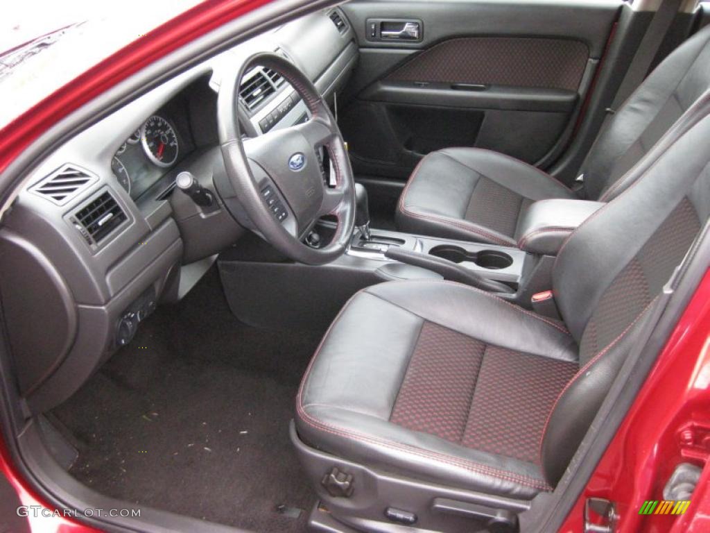 Charcoal Black Interior 2007 Ford Fusion SE Photo #42314853