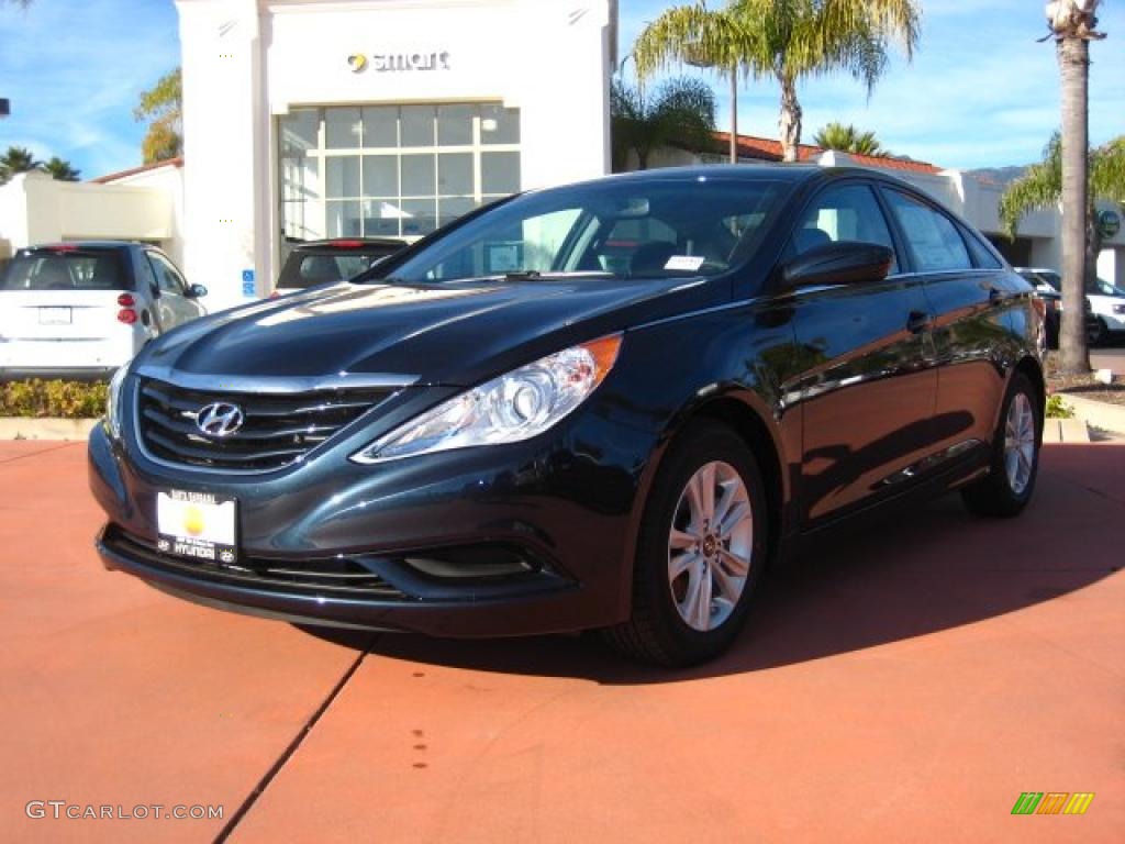 2011 Sonata GLS - Pacific Blue Pearl / Gray photo #1