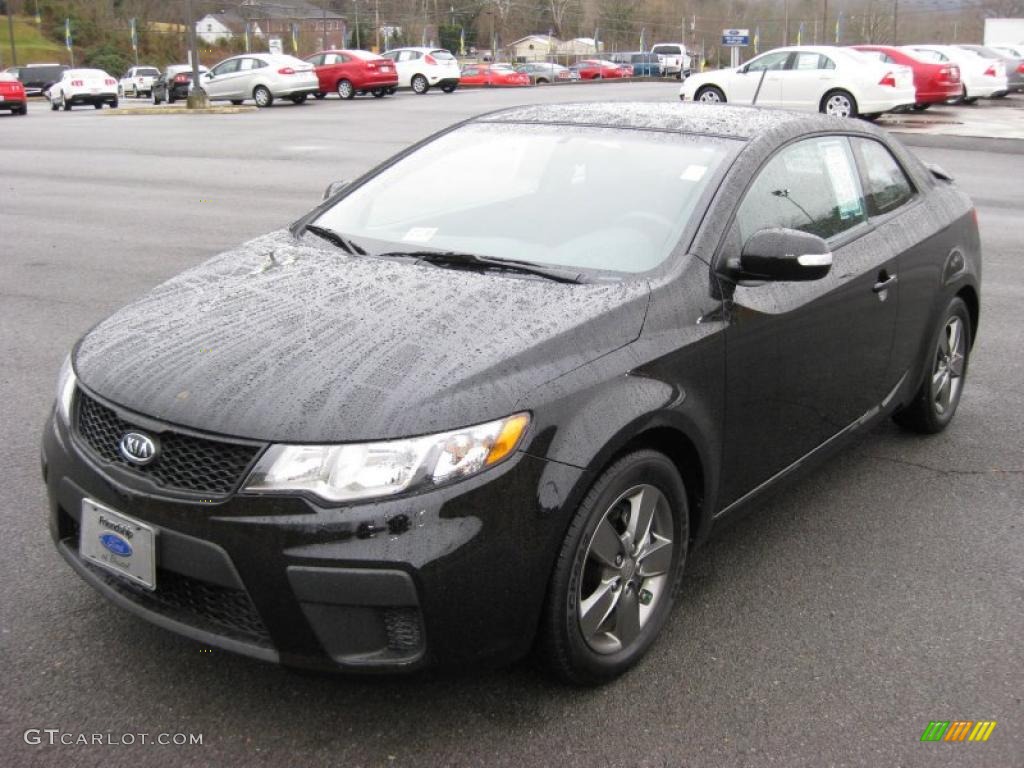 Ebony Black 2010 Kia Forte Koup EX Exterior Photo #42315683