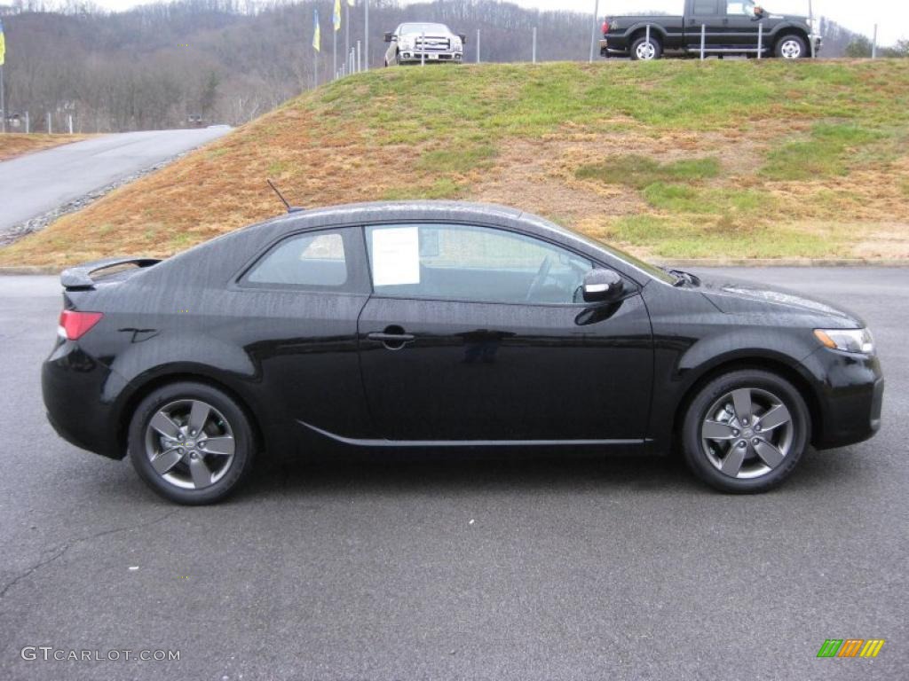 Ebony Black 2010 Kia Forte Koup EX Exterior Photo #42315743
