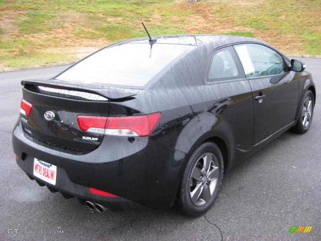 Ebony Black 2010 Kia Forte Koup EX Exterior Photo #42315759
