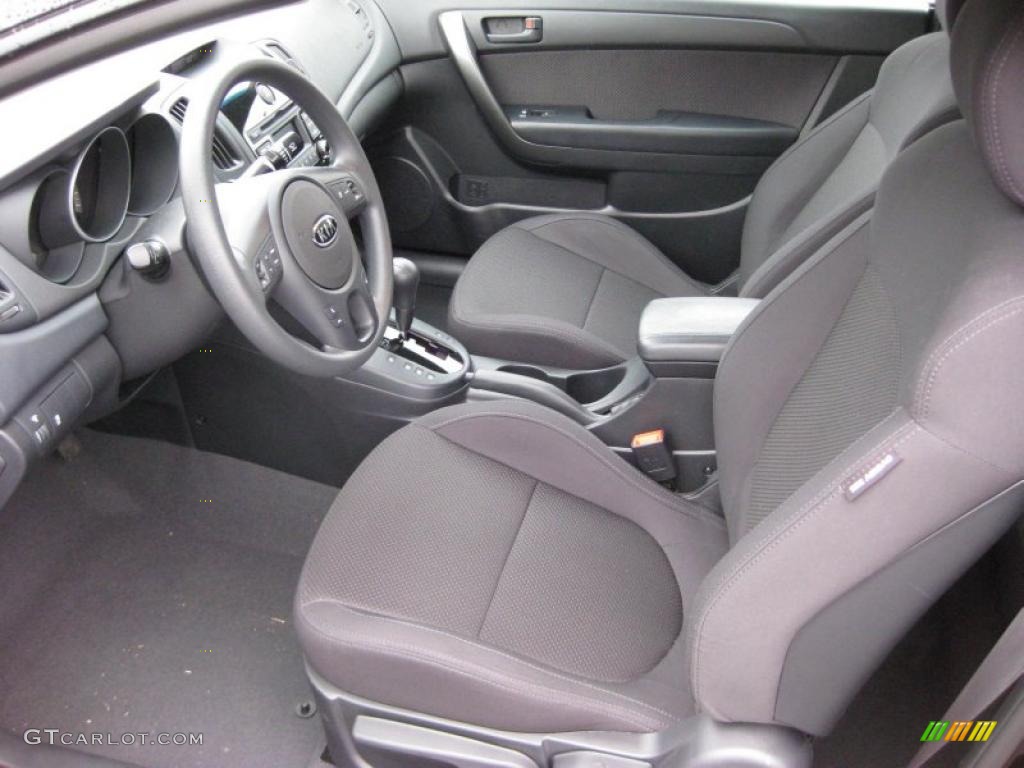 Black Interior 2010 Kia Forte Koup EX Photo #42315895