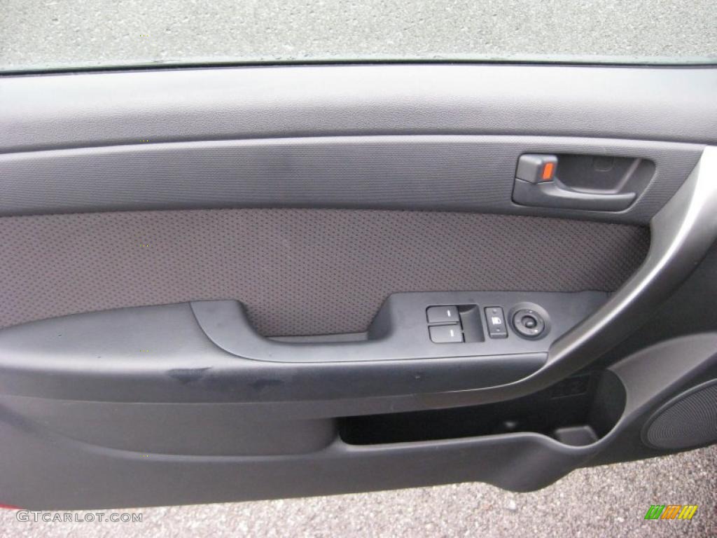 2010 Kia Forte Koup EX Black Door Panel Photo #42315939