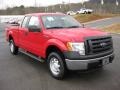 Vermillion Red 2011 Ford F150 XL SuperCab 4x4 Exterior