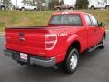 Vermillion Red 2011 Ford F150 XL SuperCab 4x4 Exterior