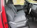 Steel Gray 2011 Ford F150 XL SuperCab 4x4 Interior Color