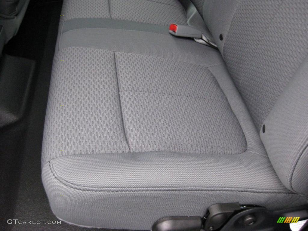 Steel Gray Interior 2011 Ford F150 XL SuperCab 4x4 Photo #42318043
