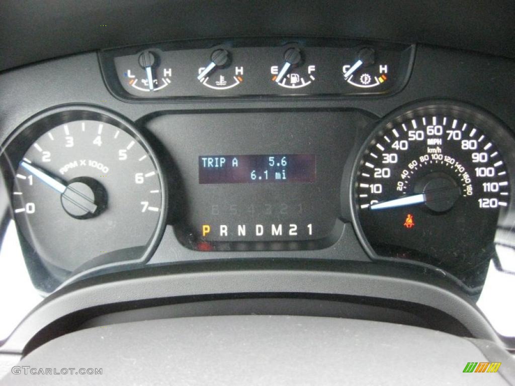 2011 Ford F150 XL SuperCab 4x4 Gauges Photo #42318227