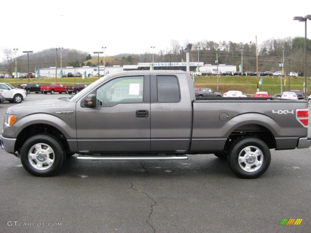 Sterling Grey Metallic 2011 Ford F150 XLT SuperCab 4x4 Exterior Photo #42318711