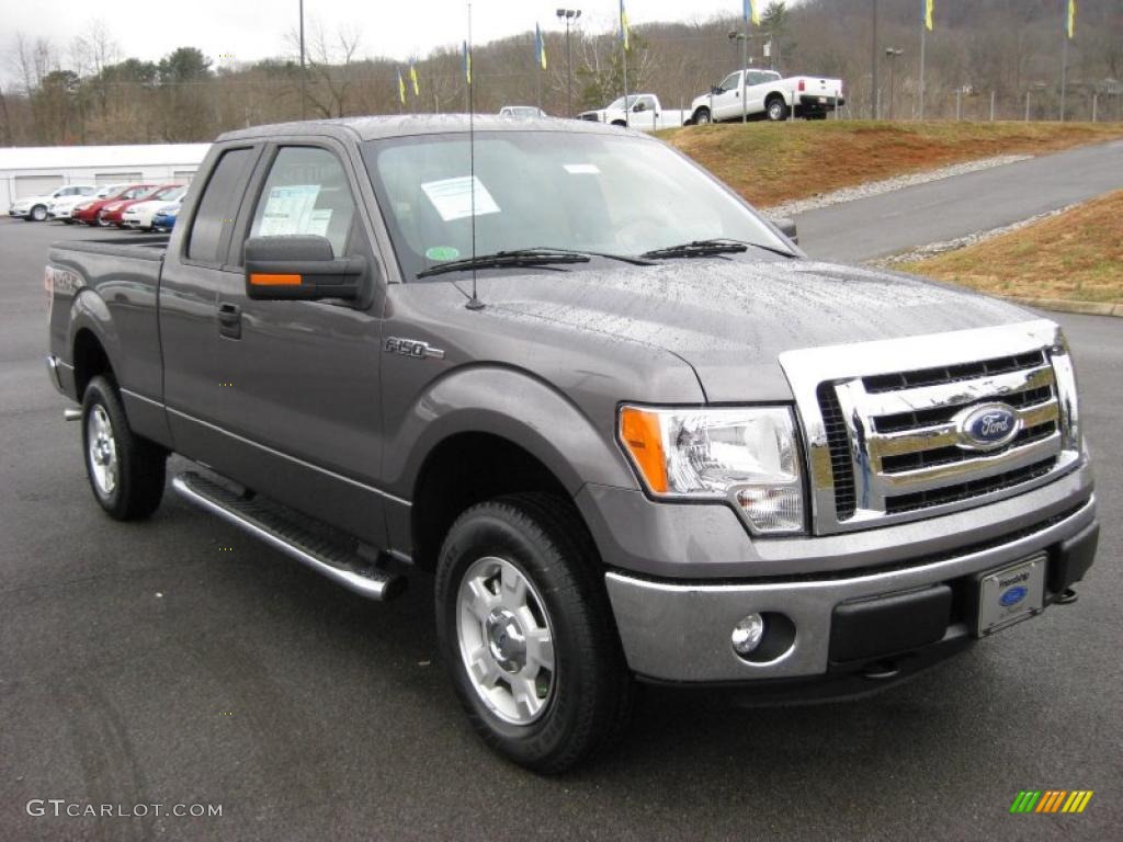 Sterling Grey Metallic 2011 Ford F150 XLT SuperCab 4x4 Exterior Photo #42318755