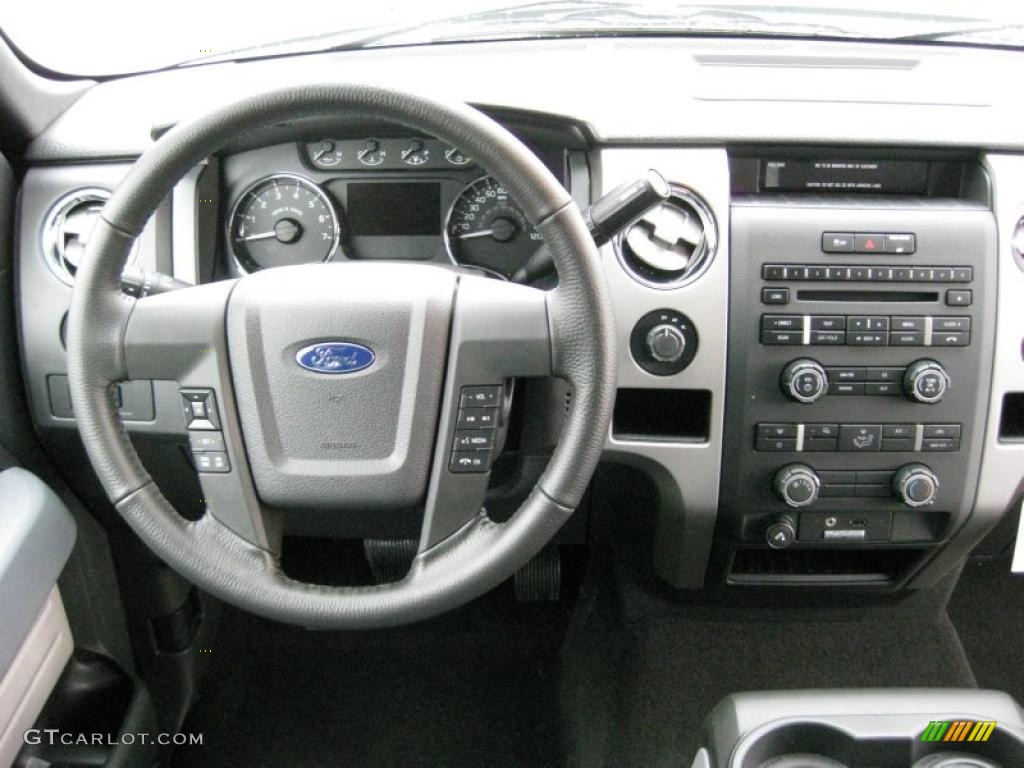 2011 Ford F150 XLT SuperCab 4x4 Steel Gray Dashboard Photo #42319099