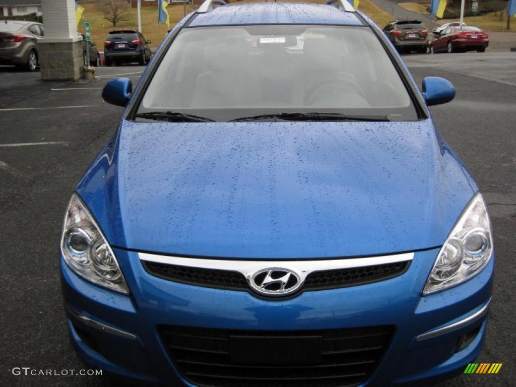 Vivid Blue 2011 Hyundai Elantra Touring GLS Exterior Photo #42319179
