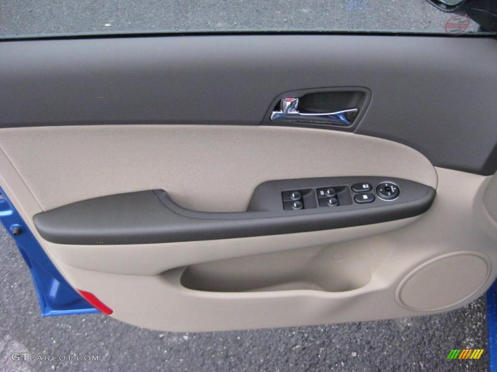 2011 Hyundai Elantra Touring GLS Beige Door Panel Photo #42319371