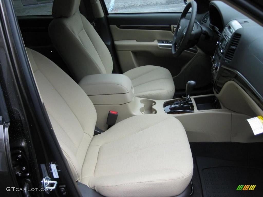 Beige Interior 2011 Hyundai Santa Fe GLS AWD Photo #42319871