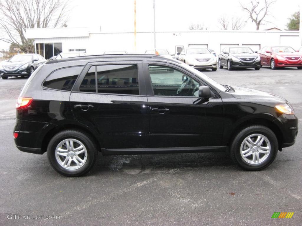Phantom Black Metallic 2011 Hyundai Santa Fe GLS AWD Exterior Photo #42320095