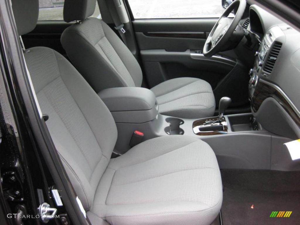 Gray Interior 2011 Hyundai Santa Fe GLS AWD Photo #42320291