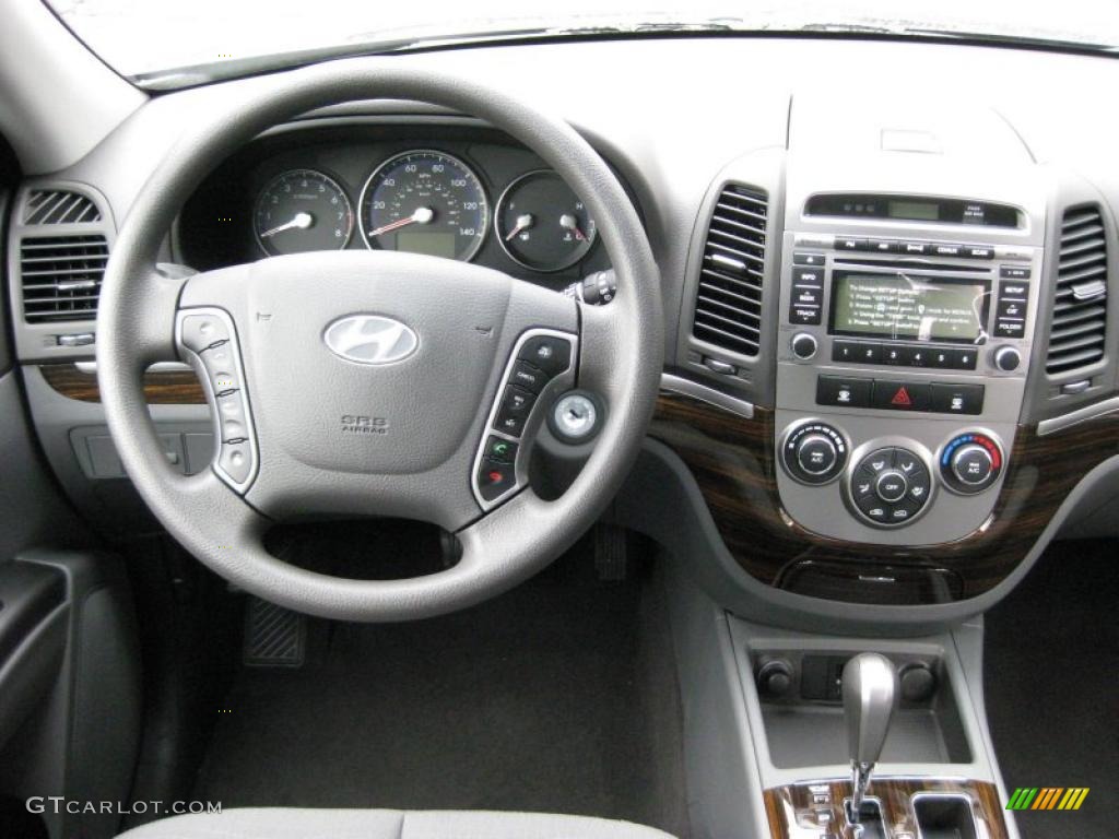 2011 Hyundai Santa Fe GLS AWD Gray Dashboard Photo #42320383