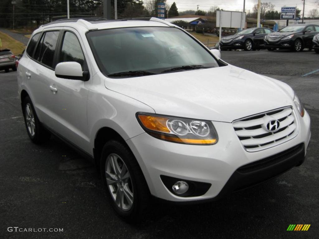 Frost White Pearl 2011 Hyundai Santa Fe SE AWD Exterior Photo #42320499