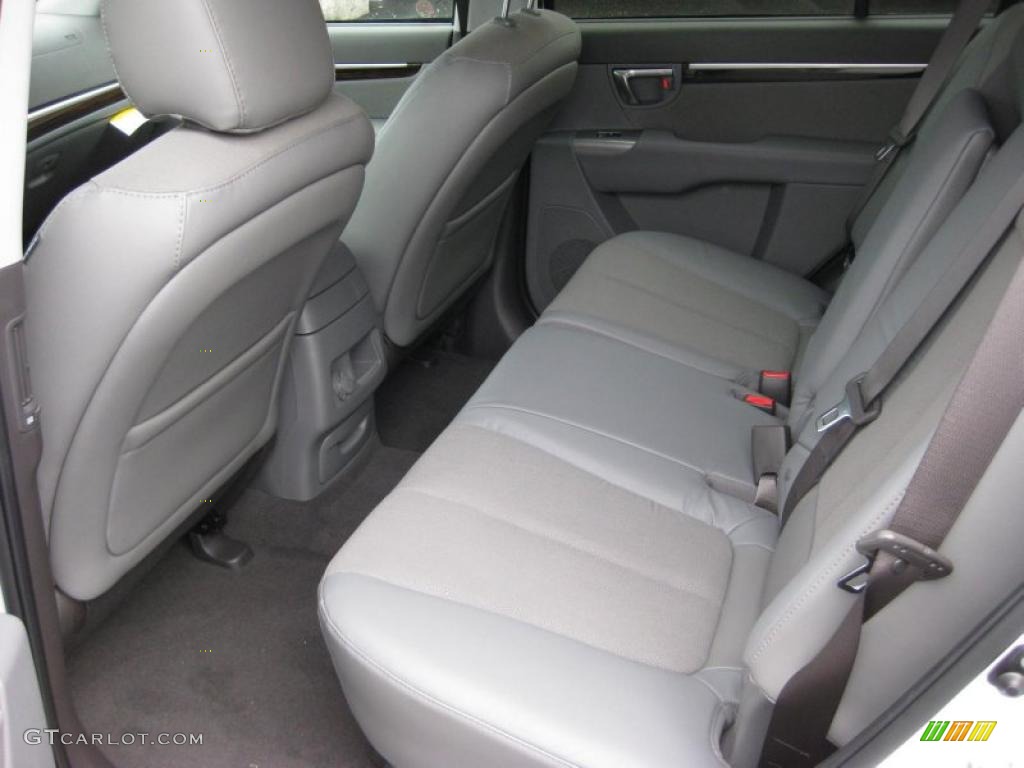 Gray Interior 2011 Hyundai Santa Fe SE AWD Photo #42320671