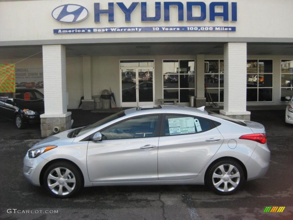 Radiant Silver 2011 Hyundai Elantra Limited Exterior Photo #42320903