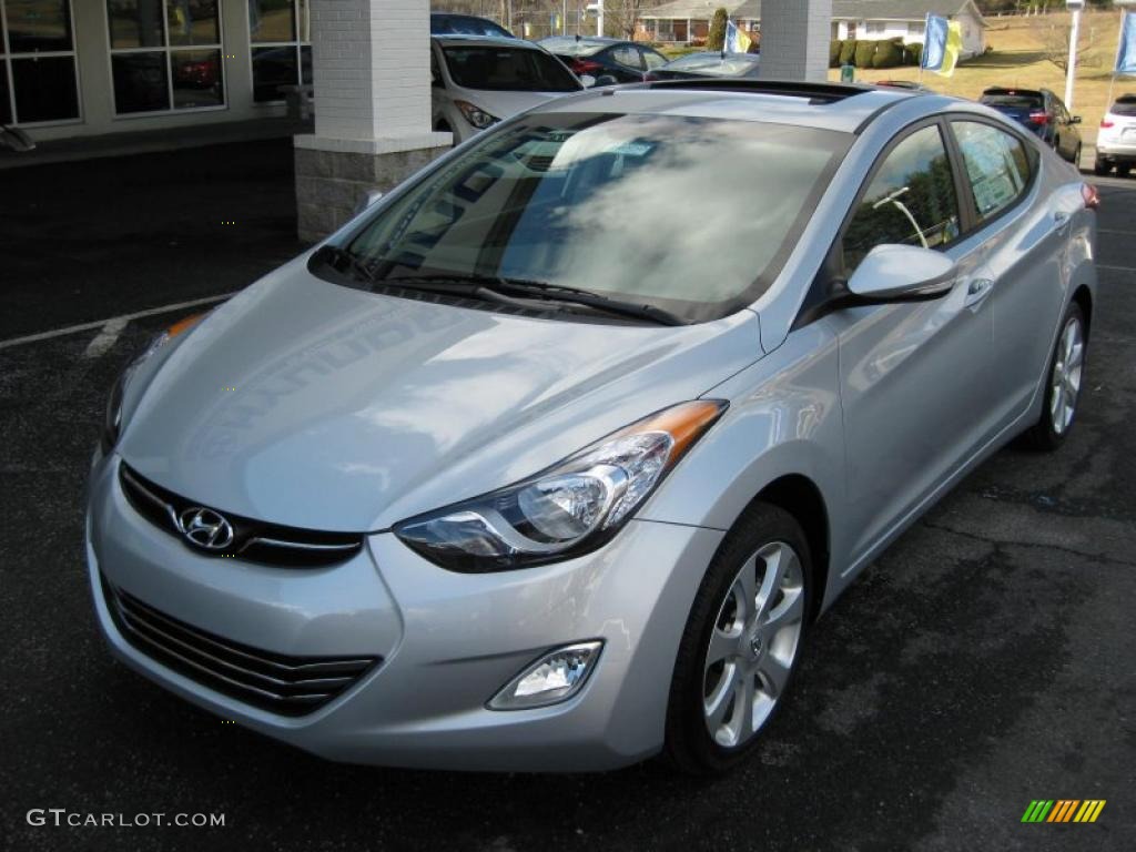 Radiant Silver 2011 Hyundai Elantra Limited Exterior Photo #42320919