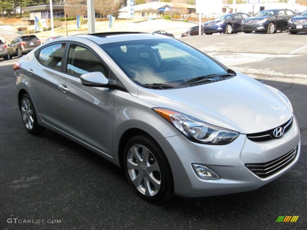 Radiant Silver 2011 Hyundai Elantra Limited Exterior Photo #42320951
