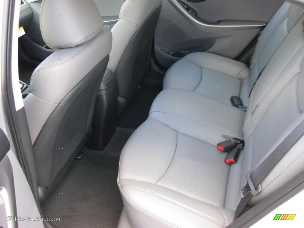 Gray Interior 2011 Hyundai Elantra Limited Photo #42321123