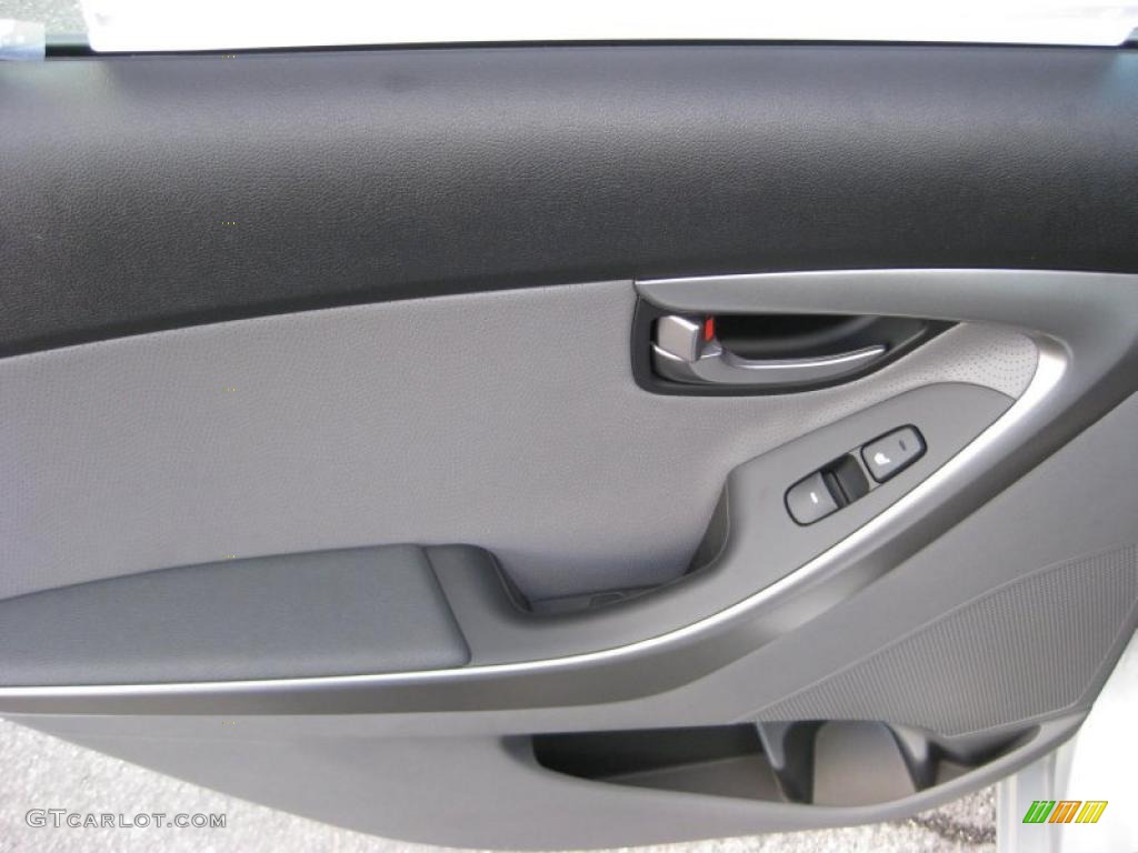 2011 Hyundai Elantra Limited Gray Door Panel Photo #42321151