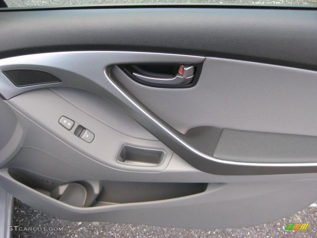2011 Hyundai Elantra Limited Gray Door Panel Photo #42321195