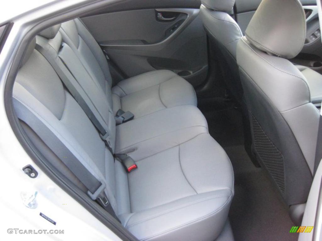 Gray Interior 2011 Hyundai Elantra Limited Photo #42321215