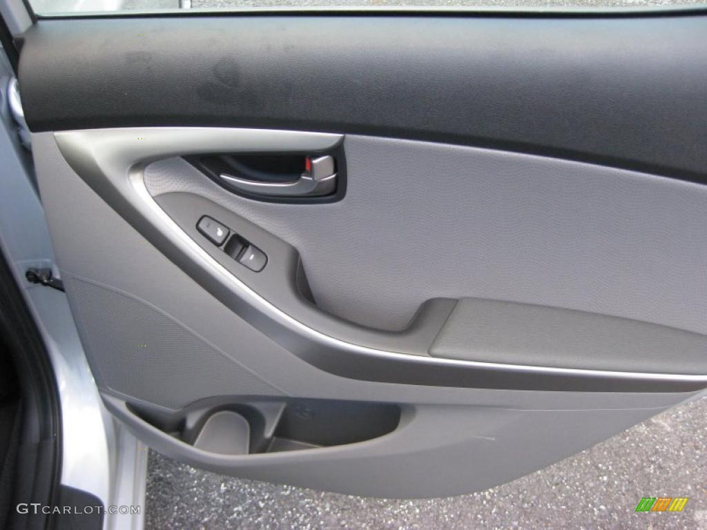 2011 Hyundai Elantra Limited Gray Door Panel Photo #42321243