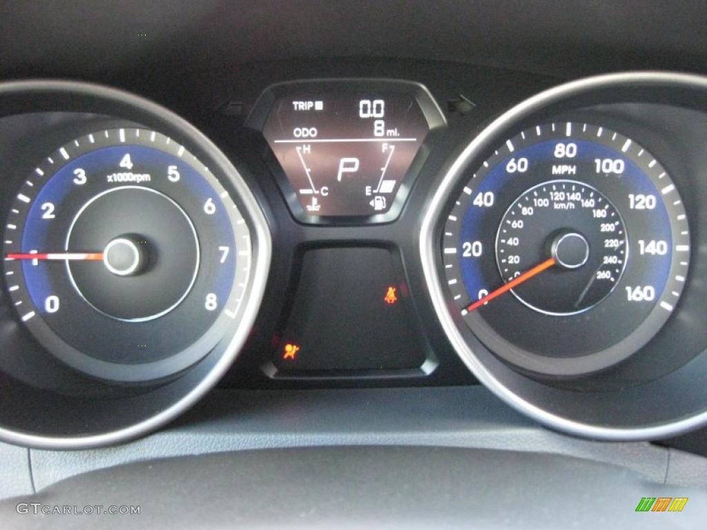 2011 Hyundai Elantra Limited Gauges Photo #42321335