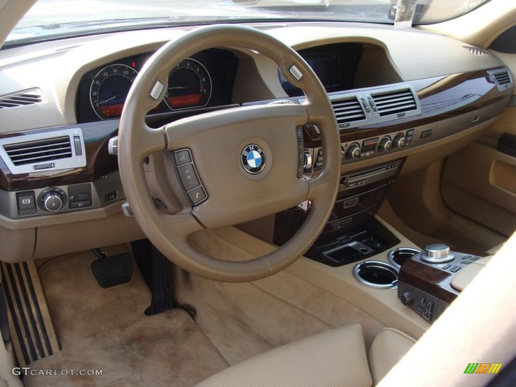 2006 7 Series 750i Sedan - Monaco Blue Metallic / Dark Beige/Beige III photo #11