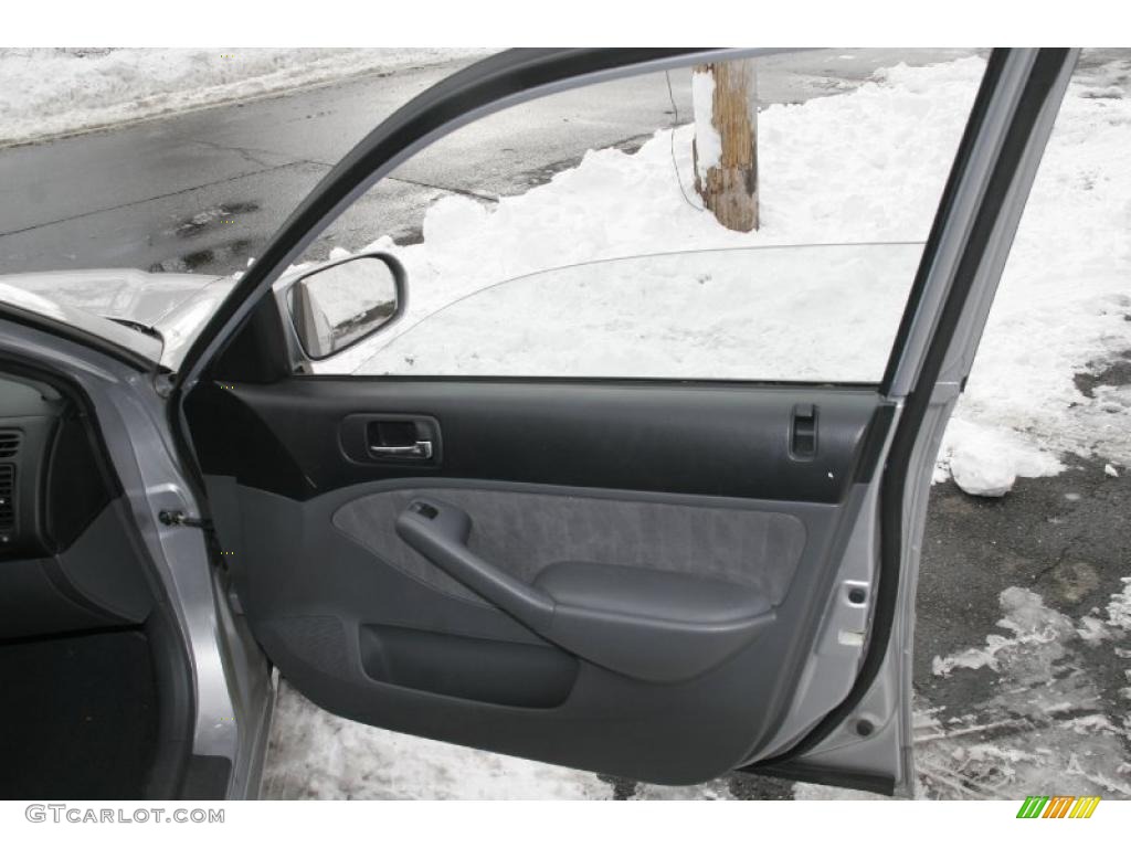 2004 Honda Civic EX Sedan Gray Door Panel Photo #42321859