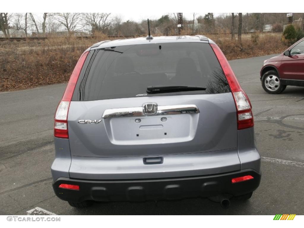 2008 CR-V EX-L 4WD - Glacier Blue Metallic / Gray photo #6
