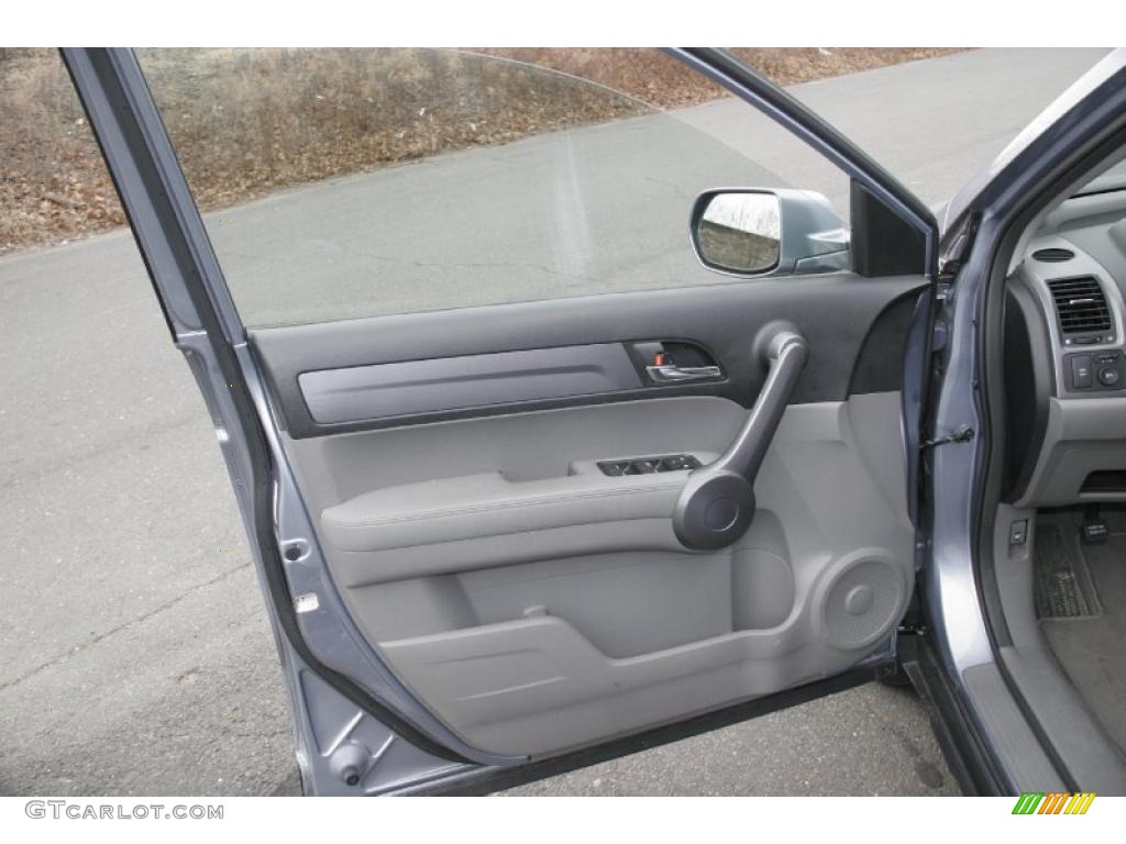 2008 CR-V EX-L 4WD - Glacier Blue Metallic / Gray photo #13