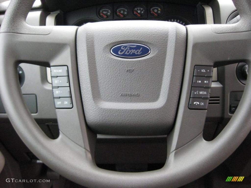 2010 F150 XLT SuperCab 4x4 - Tuxedo Black / Medium Stone photo #27