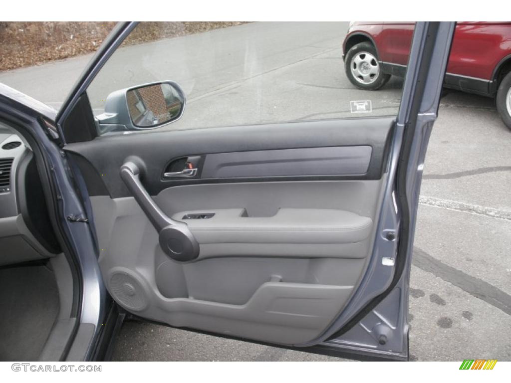 2008 CR-V EX-L 4WD - Glacier Blue Metallic / Gray photo #16