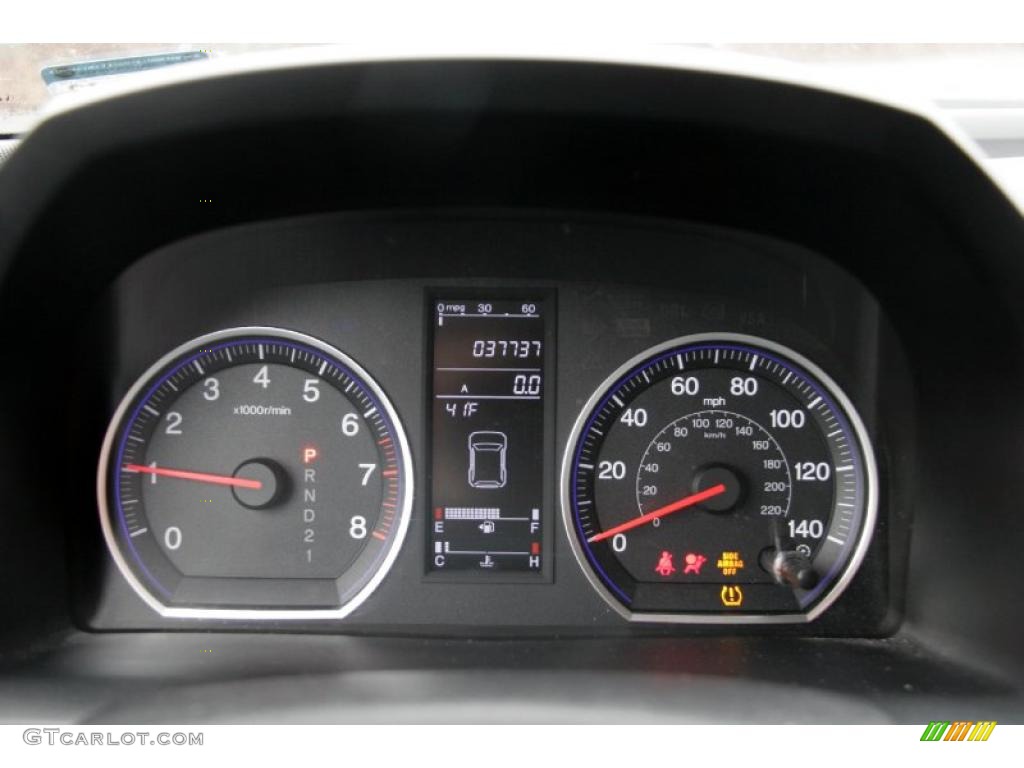 2008 CR-V EX-L 4WD - Glacier Blue Metallic / Gray photo #25