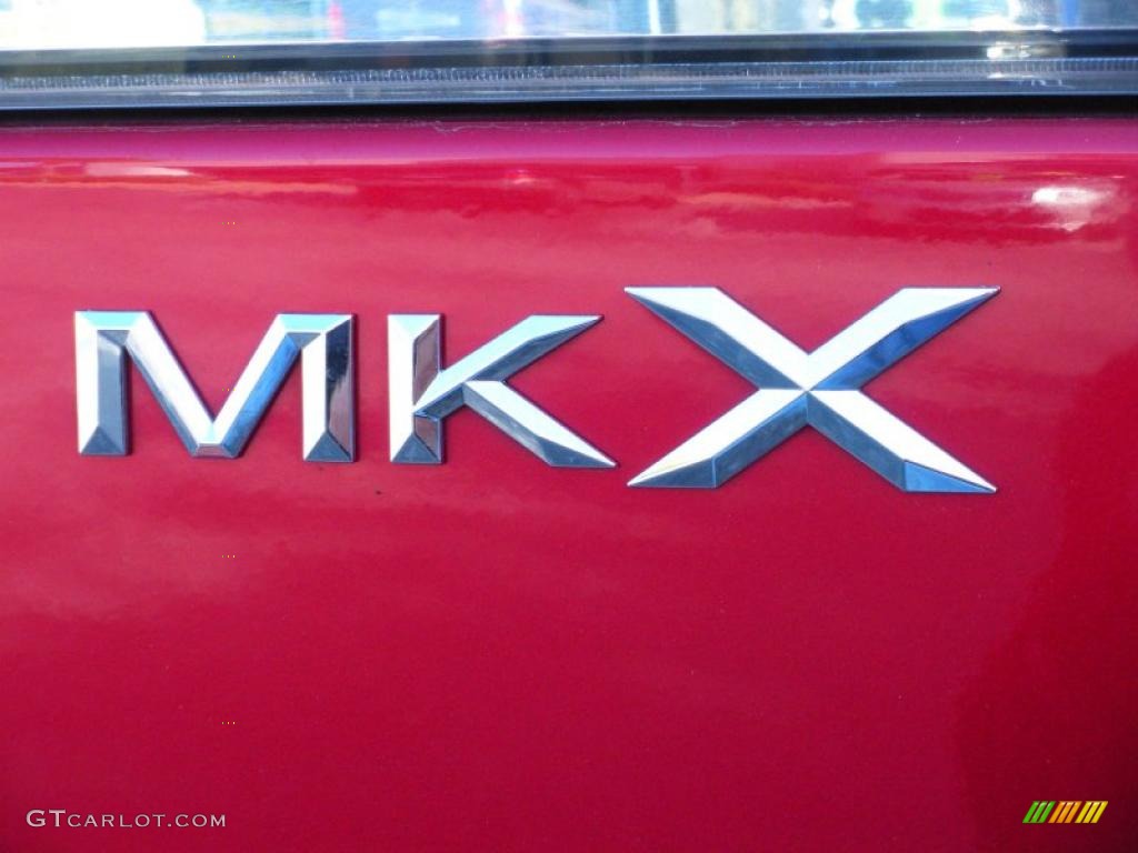 2007 MKX  - Vivid Red Metallic / Medium Camel photo #9