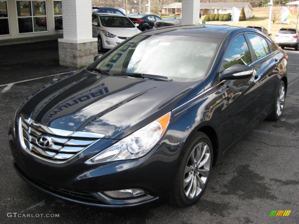 Pacific Blue Pearl 2011 Hyundai Sonata Limited 2.0T Exterior Photo #42323511