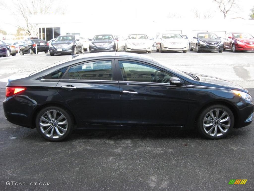 Pacific Blue Pearl 2011 Hyundai Sonata Limited 2.0T Exterior Photo #42323563