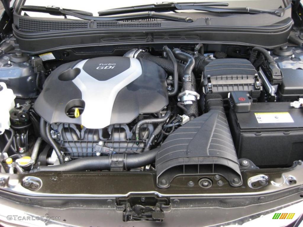 2011 Hyundai Sonata Limited 2.0T 2.0 Liter GDI Turbocharged DOHC 16-Valve CVVT 4 Cylinder Engine Photo #42323639
