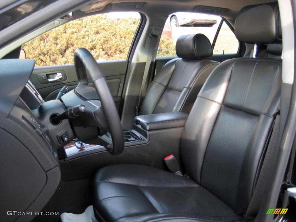 Ebony Interior 2008 Cadillac STS V8 Photo #42324535