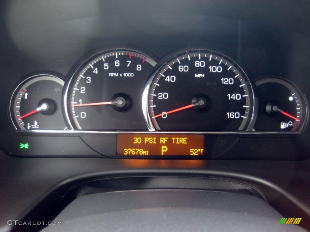 2008 Cadillac STS V8 Gauges Photo #42324755