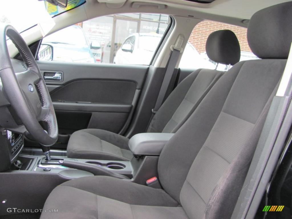 2008 Fusion SEL V6 AWD - Tuxedo Black Metallic / Charcoal Black photo #13