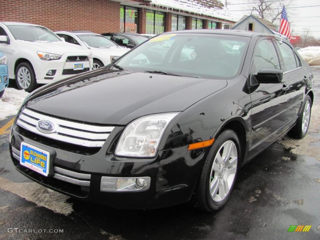 2008 Fusion SEL V6 AWD - Tuxedo Black Metallic / Charcoal Black photo #23