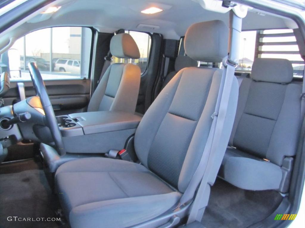Ebony Interior 2009 Chevrolet Silverado 2500HD LT Extended Cab 4x4 Photo #42327506